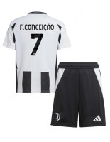 Juventus Francisco Conceicao #7 Hjemmedraktsett Barn 2024-25 Korte ermer (+ bukser)